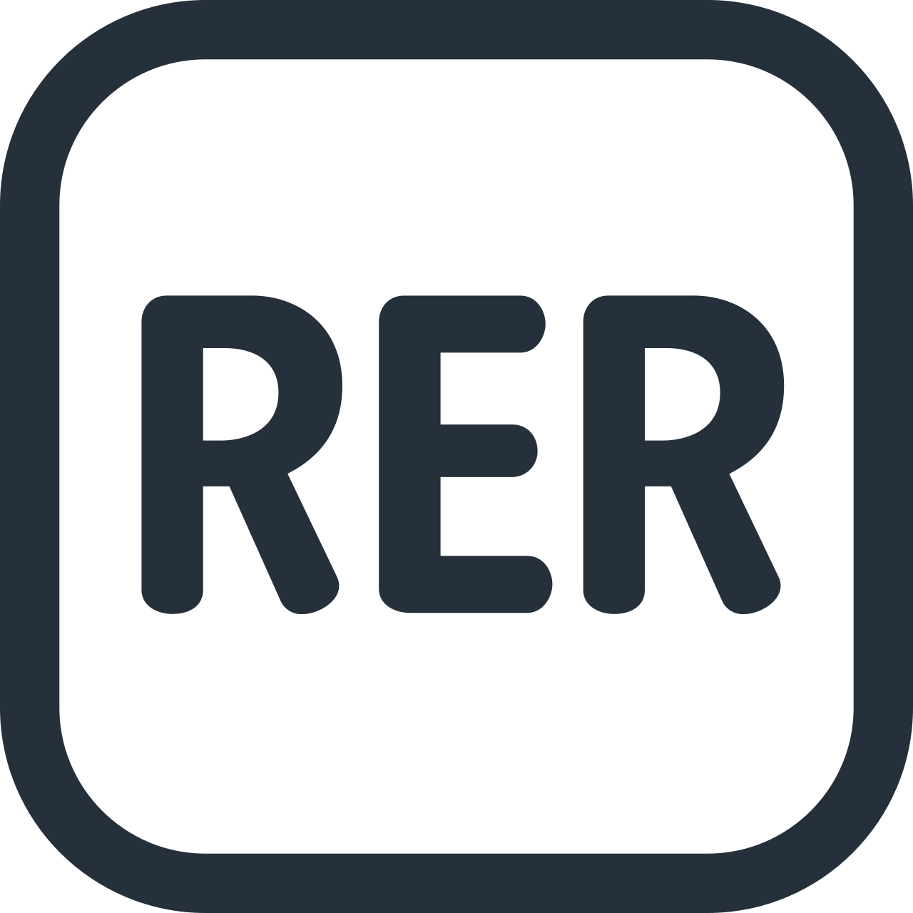 RER logo